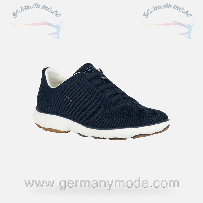 کتانی ورزشی زنانه جی اوکس ایتالیا GEOX NIEDRIGE SNEAKERS Nebula Dame Marineblau