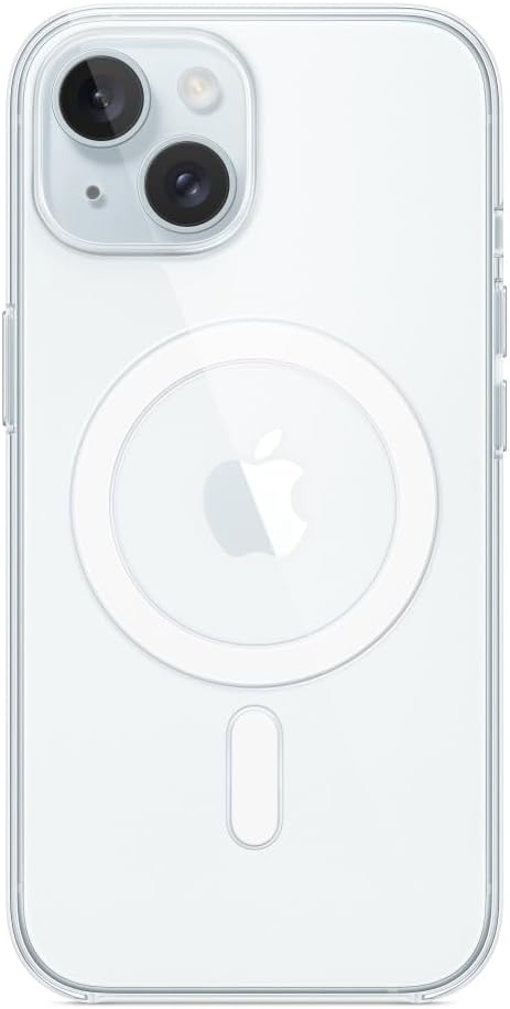 قاب محافظ شفاف اپل آیفون 15 اورجینال Apple iPhone 15 Clear Case mit MagSafe