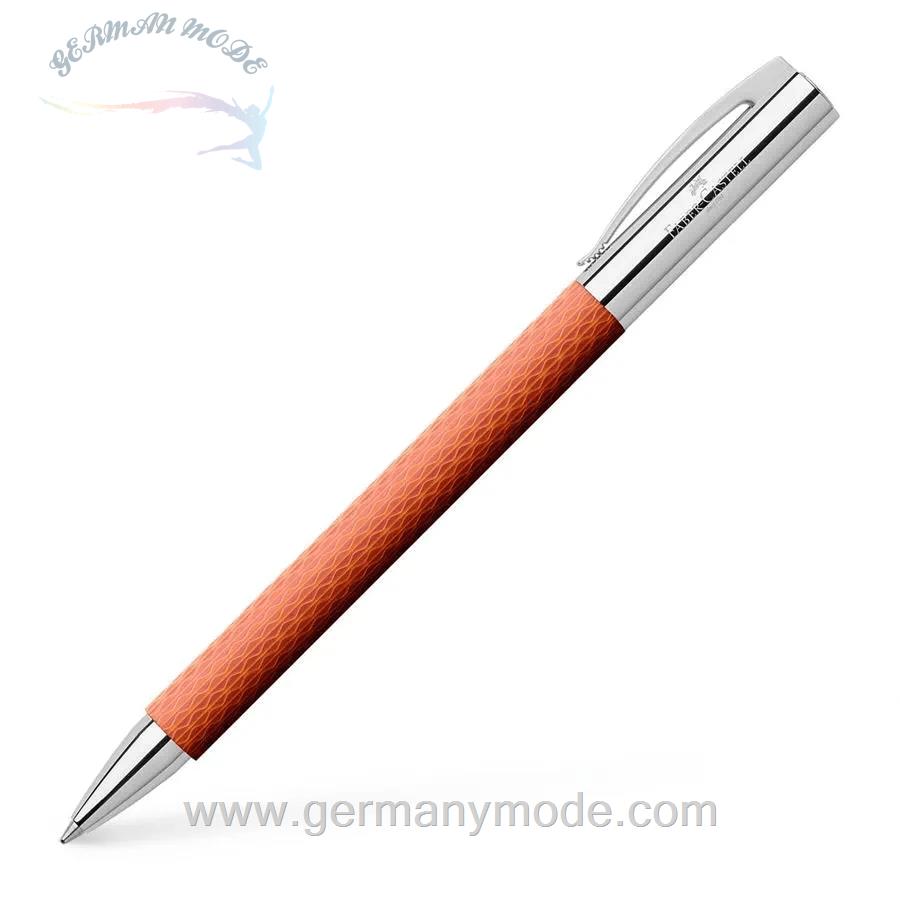 خودکار مشکی فابرکاستل آلمان FABER CASTELL Ambition OpArt Drehkugelschreiber B Autumn Leaves