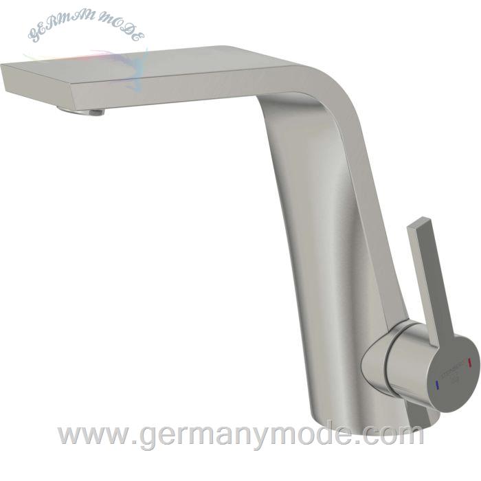 شیر مخلوط روشویی اشتاینبرگ آلمان Steinberg Serie 260 Waschtisch Einhebelmischer ohne Ablaufgarnitur Brushed Nickel 2601010BN