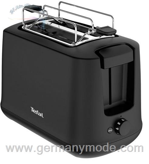 توستر تفال فرانسه Tefal 2S schwarz matt TT165N