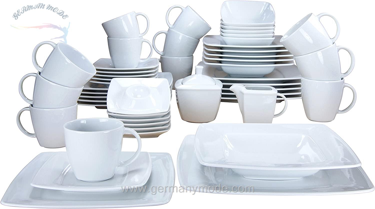 سرویس غذاخوری چینی ویکتوریا 50 پارچه 6 نفره کراتیبل CreaTable Victoria Kombiservice 50 tlg.