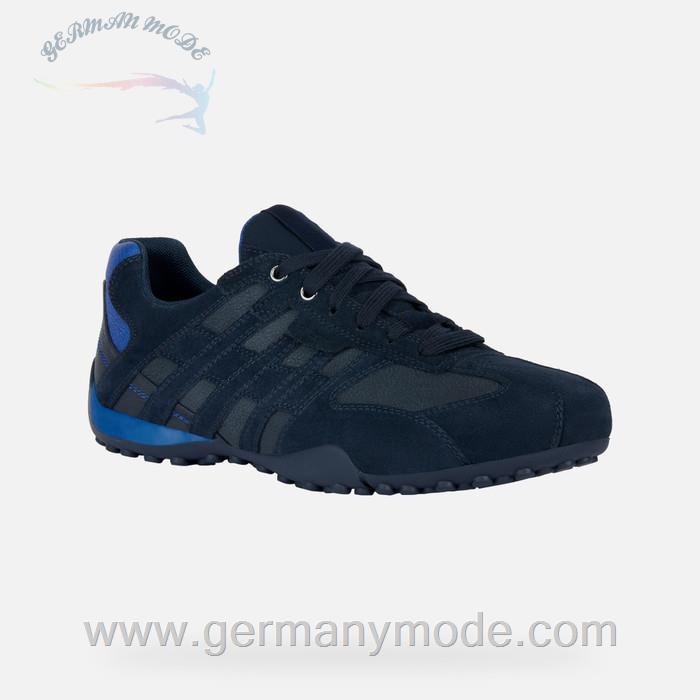 کتانی مردانه جی اوکس ایتالیا GEOX NIEDRIGE SNEAKERS Snake Herr Marineblau/Königsblau
