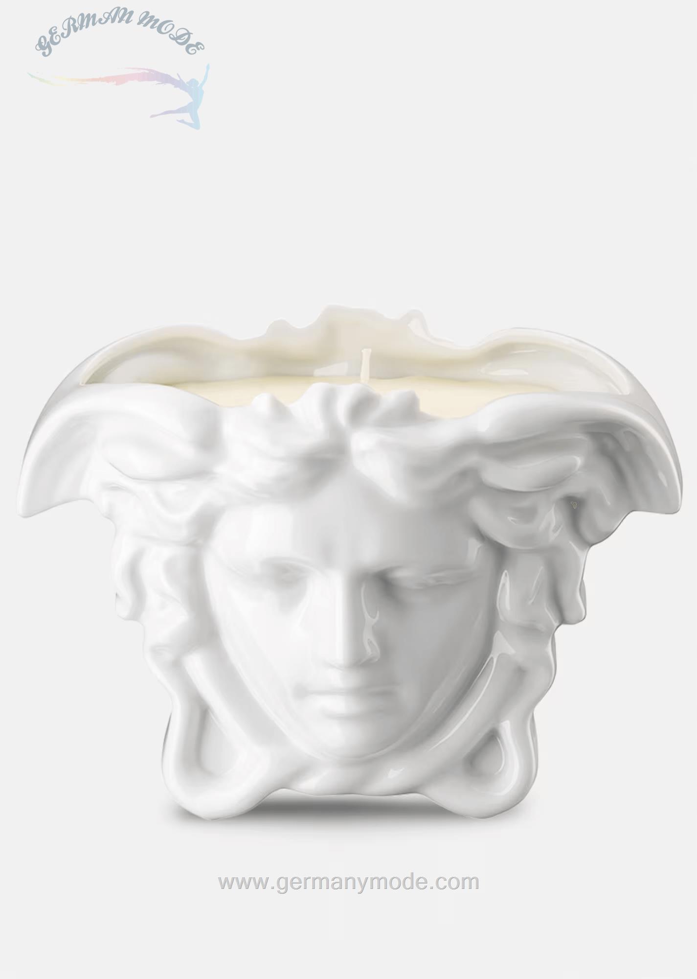 جا شمعی ورساچه ایتالیا VERSACE MEDUSA GRANDE DUFTKERZE IN WEIS