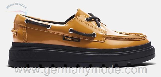 کفش کالج زنانه تیمبرلند آمریکا TIMBERLAND RAY CITY BOAT SHOE FOR WOMEN IN YELLOW