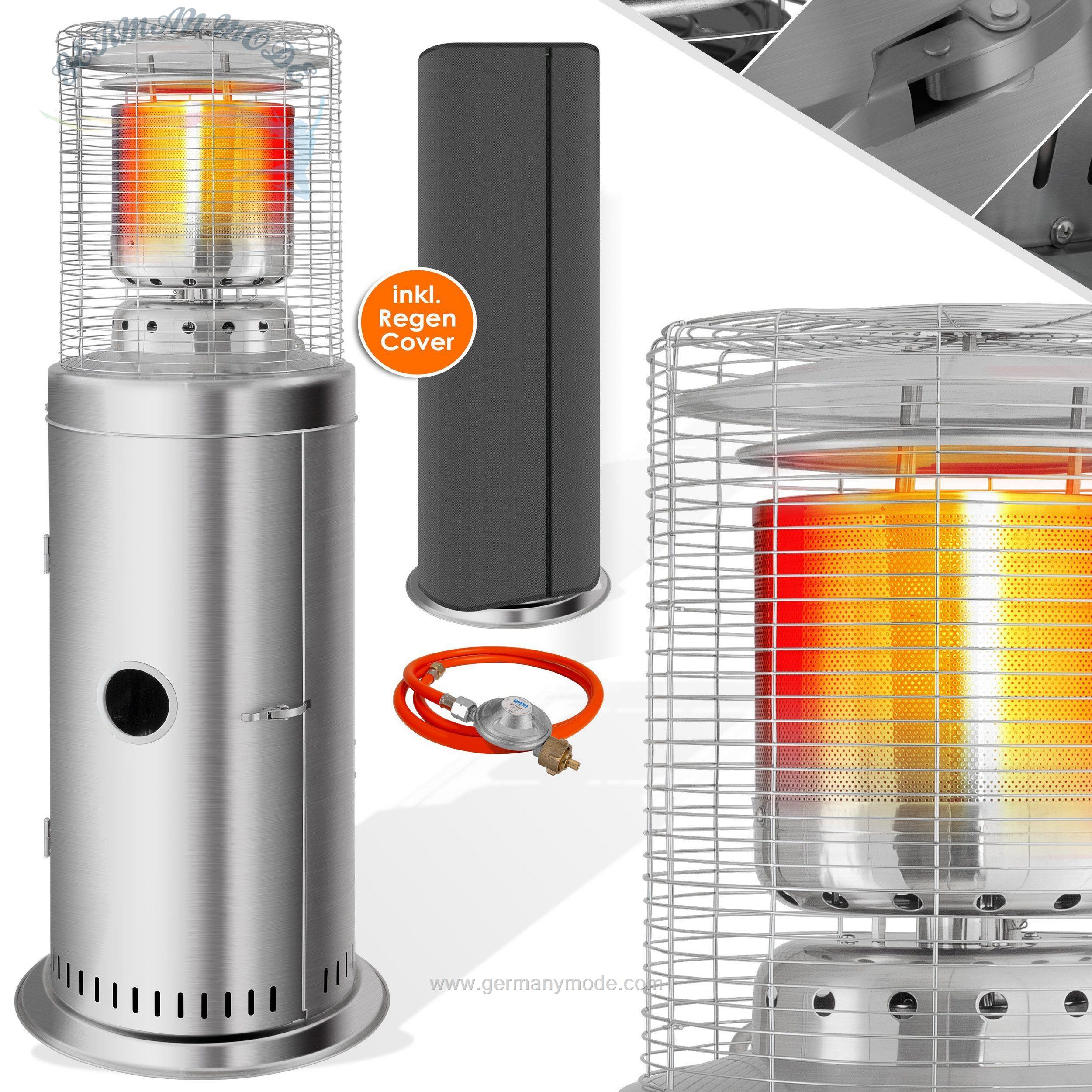 بخاری گازی تابشی مناسب فضای باز کسر KESSER Heizstrahler- 12500 W- Terrassenheizer Gas- Aussenwärmestrahler