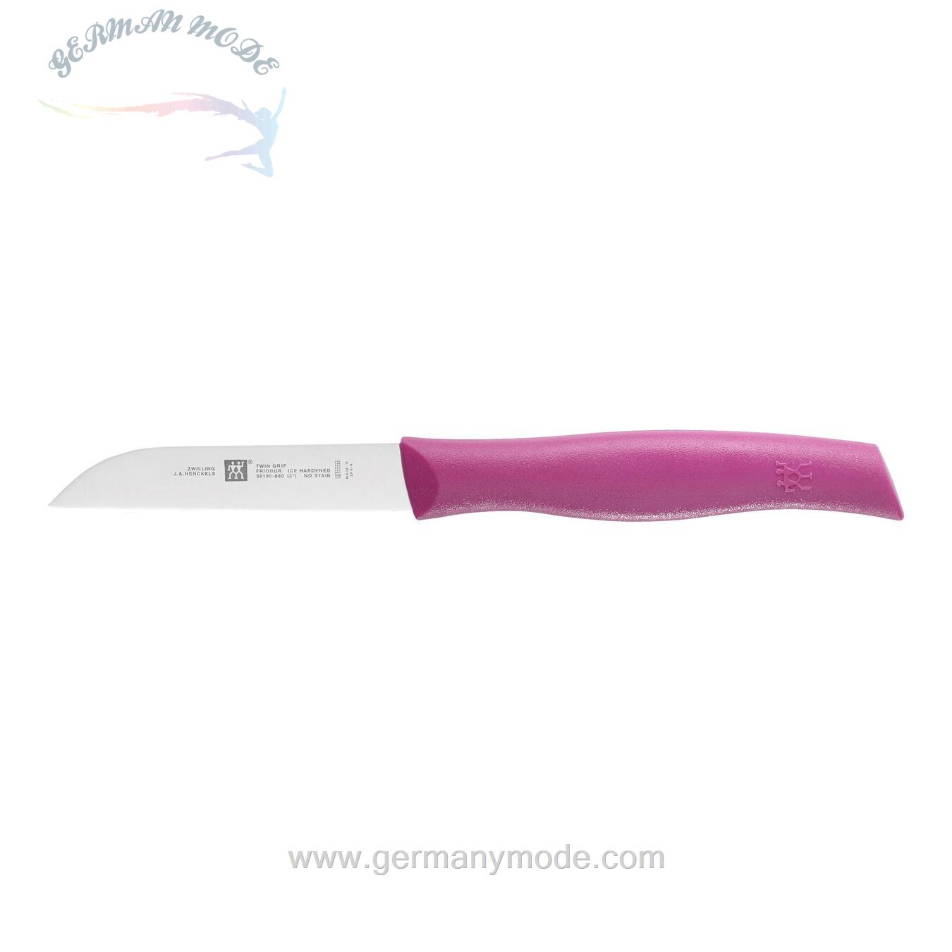 چاقو میوه خوری ۸ سانت زولینگ آلمان ZWILLING TWIN GRIP GEMÜSEMESSER 8 CM- PINK