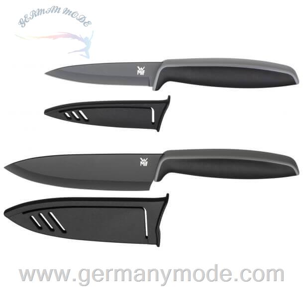ست چاقو آشپزخانه 2 پارچه وی ام اف آلمان WMF Touch Messer-Set, 2-teilig, Schwarz