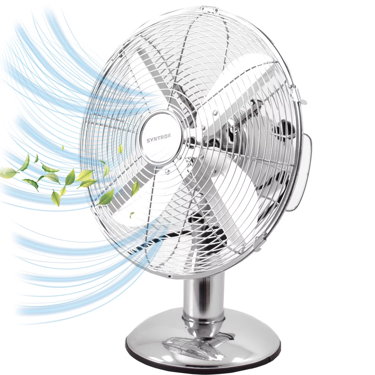 پنکه برقی رومیزی سینتروکس آلمان Syntrox Retro Tischventilator Frieder mit Oszillation