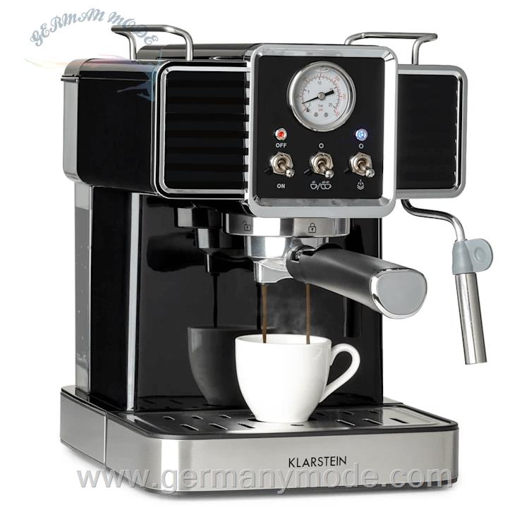 اسپرسو ساز کلارشتاین آلمان Klarstein Gusto Classico Espressomaker 24,8 cm Schwarz