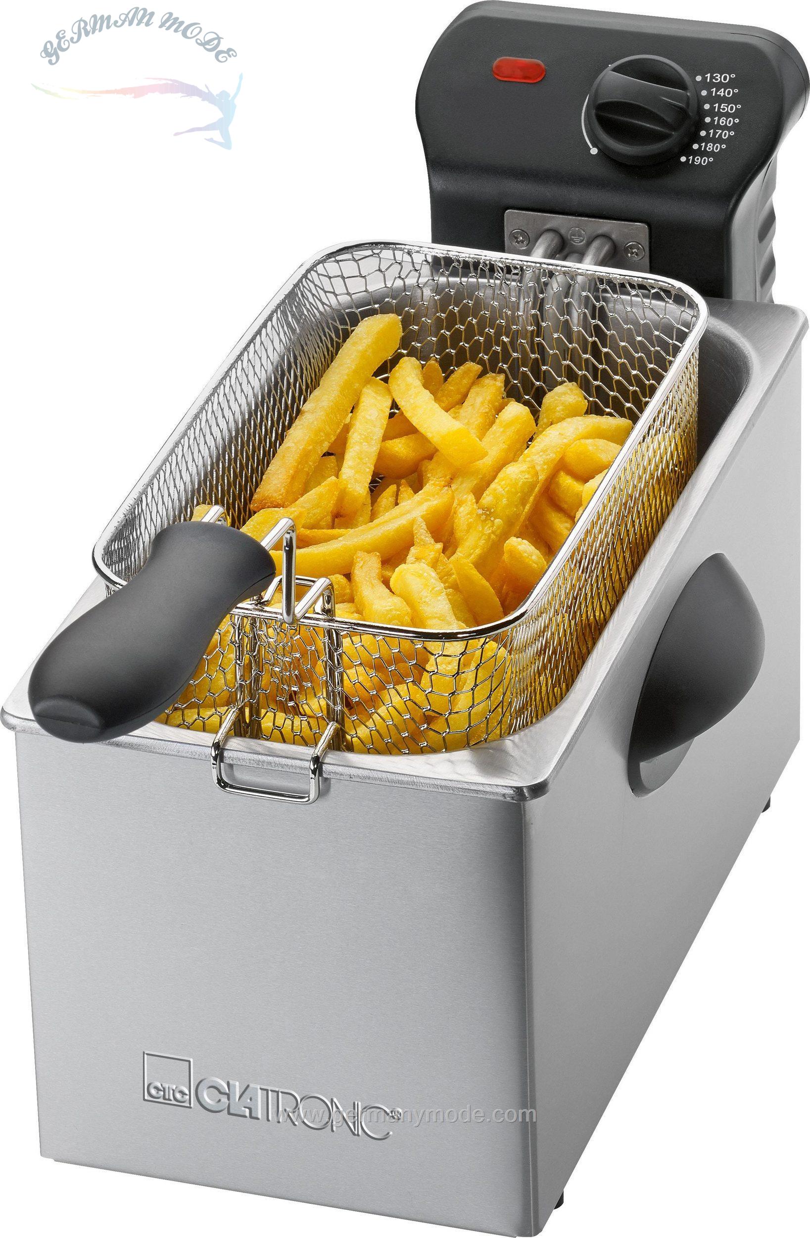 سرخ کن کلترونیک آلمان CLATRONIC Kaltzonenfritteuse FR 3587- 2000 W