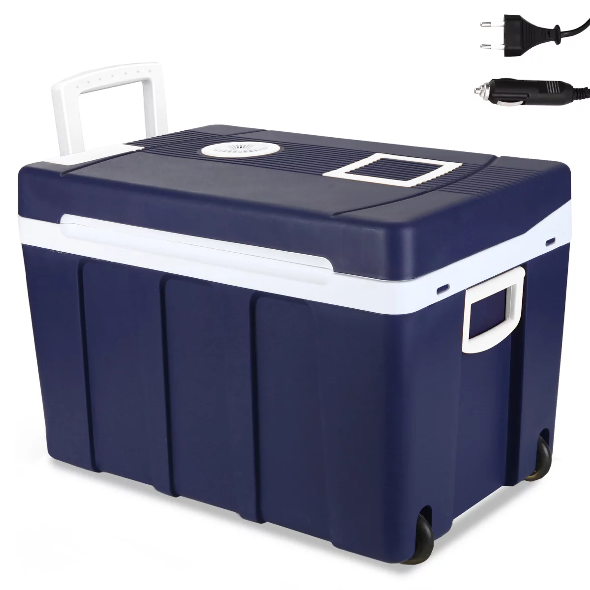 یخچال گرم نگهدارنده مسافرتی شارژی 50 لیتری جینوجلاتی سینتروکس آلمان Syntrox Germany Kühlbox Dschubba 50 Liter Warmhaltefunktion