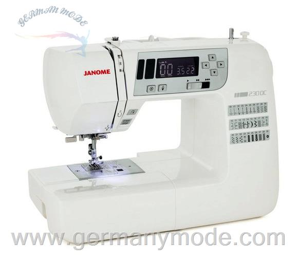 چرخ خیاطی 29 کاره کامپیوتری ژانومه Janome Computer-Nähmaschine 230 DC mit Bonus-Anschiebetisch, 29 Programme