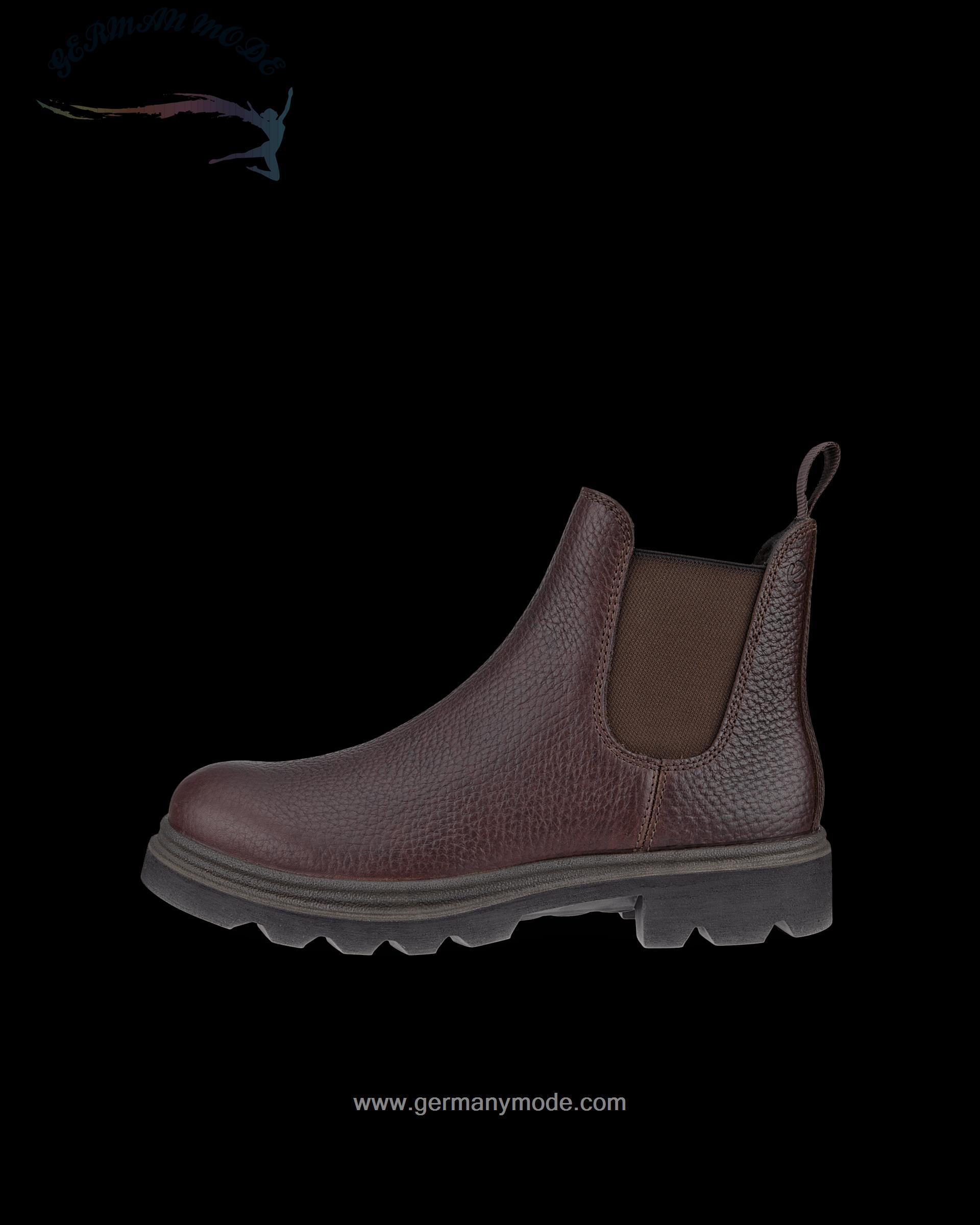 نیم بوت زنانه اکو دانمارک ECCO GRAINER W Damen Chelsea Boot aus Leder Braun
