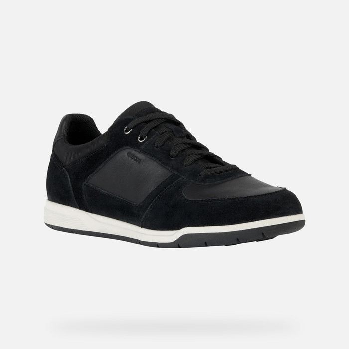 کتانی مردانه جی اوکس ایتالیا GEOX NIEDRIGE SNEAKERS Spherica Ec3 Herr Schwarz