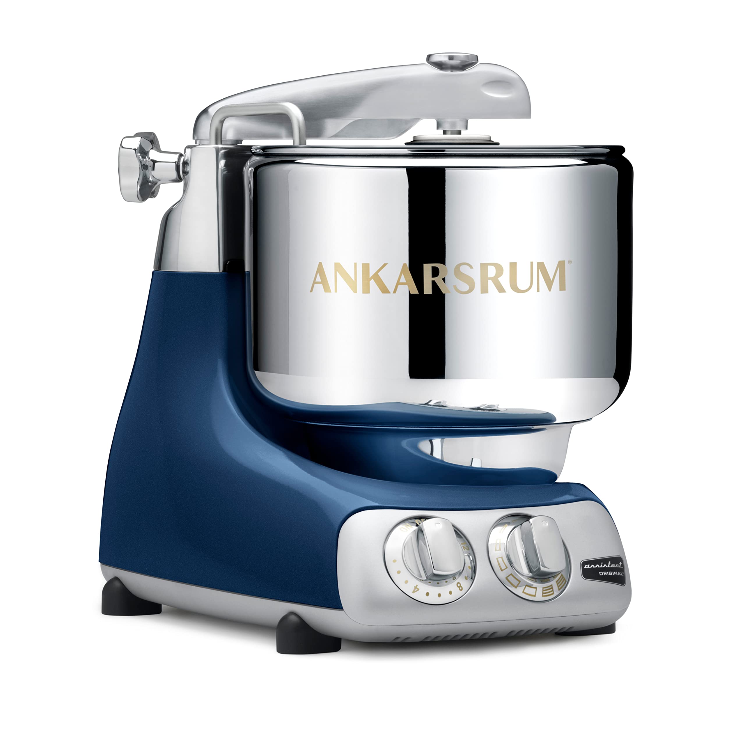 خرید از آمازون - Ankarsrum Assistant 6230 Ocean Blue - 1500W | کاسه استیل 7 لیتری | آلومینیوم بازیافتی | دست ساز در سوئد | مستحکم و همه کاره