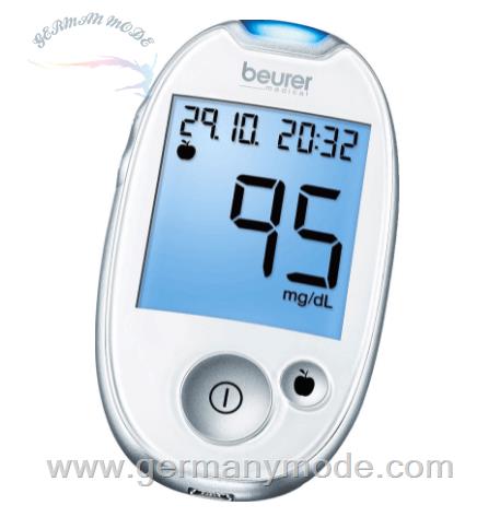 دستگاه تست قند خون بیورر آلمان Beurer GL 44 mg/dl weiß