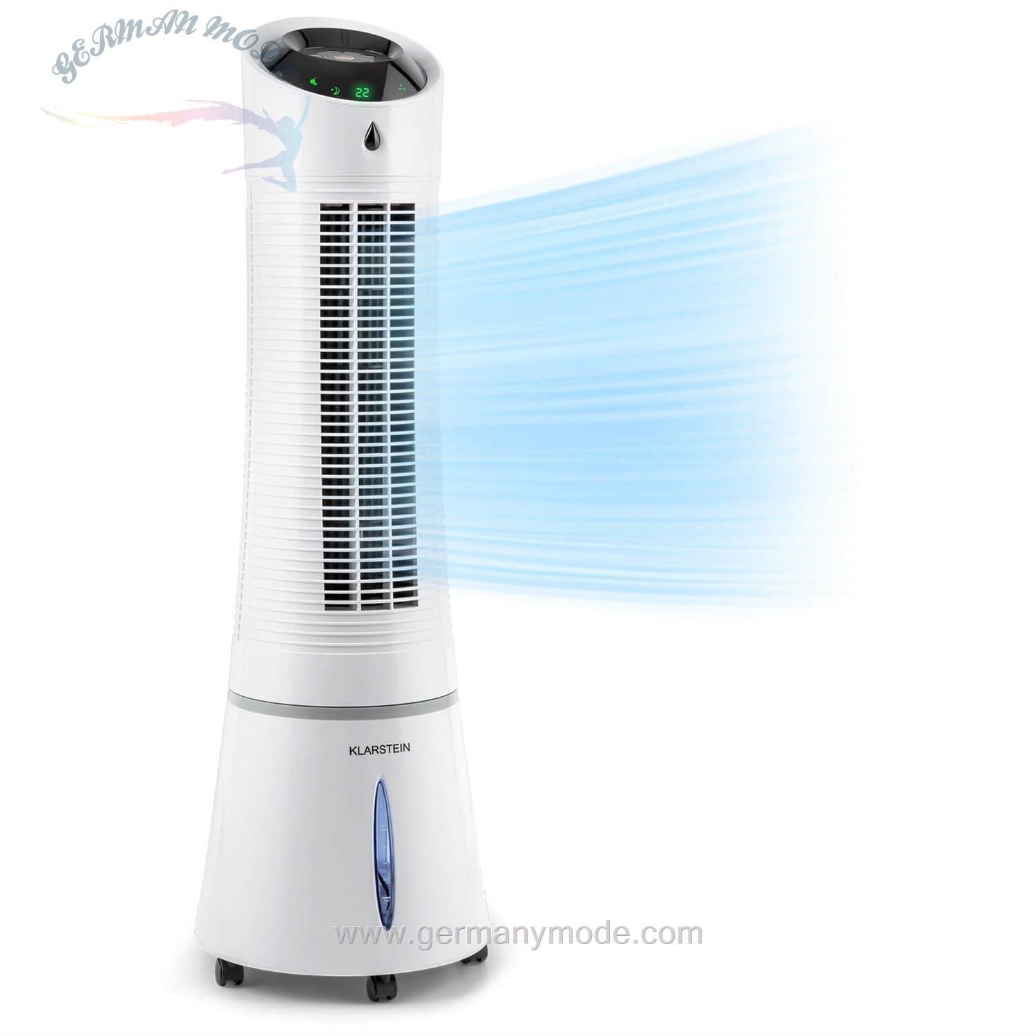 دستگاه تصفیه هوا کلارشتاین آلمان Klarstein Ventilatorkombigerät Skyscraper Ice 4-in-1 Luftkühler / Weiß