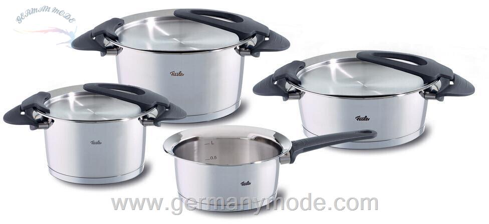 سرویس قابلمه 4 پارچه فیسلر آلمان Fissler intensa Topf-Set 4-tlg schwarz