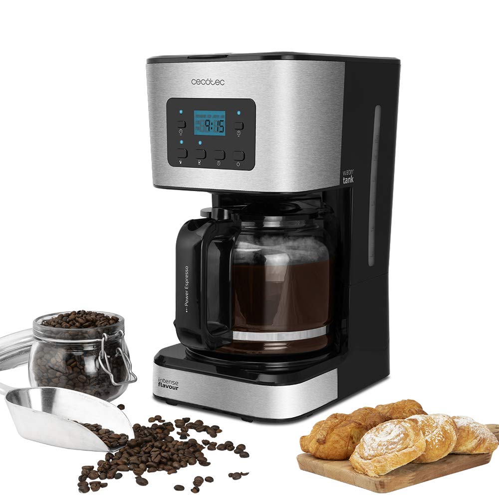قهوه ساز فیلتردار سکوتک اسپانیا Cecotec مدل Coffee 66 Smart. ۹۵۰ وات، ۱.۵ لیتر، پارچ مقاوم در برابر حرارت، فیلتر دائمی، تایمر، تمیز کردن خودکار، رایحه عالی