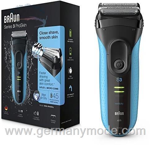 ریش تراش براون آلمان Braun 3040s Series 3 blau-schwarz