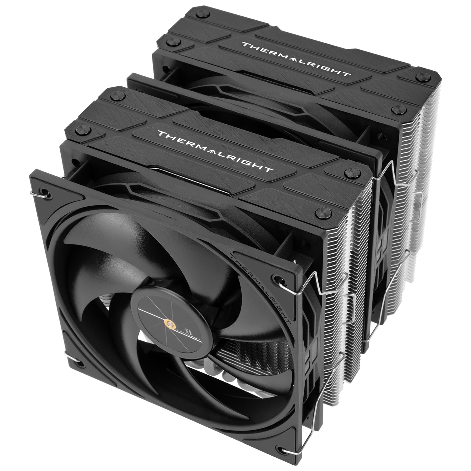 خنک‌کننده پردازنده Thermalright Peerless Assassin 120 Black V3، دو فن ۱۲۰ میلی‌متری PWM، سرعت چرخش ۲۰۰۰ دور ، برای پردازنده‌های AM4/AM5/Intel LGA 1851/1700/1150/1151/1200/2011