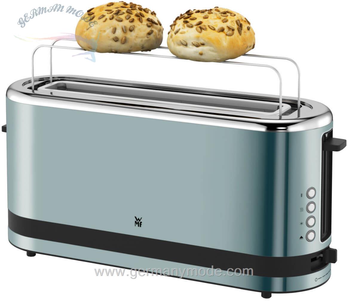 توستر وی ام اف آلمان WMF Küchenminis Langschlitz-Toaster, metallic blau 2