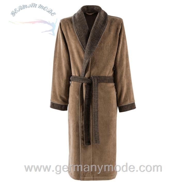 حوله تن پوش مردانه هوگو باس آلمان HUGO BOSS HOME BADEMANTEL LORD Havane