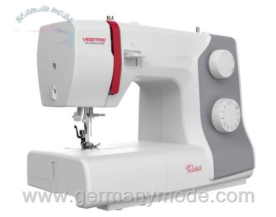 چرخ خیاطی وریتاس آمریکا Veritas Nähmaschine Rosa Nähmaschine 4-Stufen-Knopflochprogramm 23 Stichprogramme