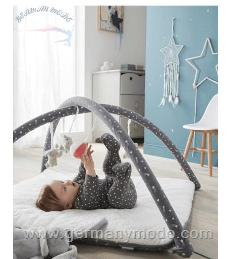 تشک پارک بازی و فعالیت کودک ورت فرانسه Vertbaudet Baby Activity-Decke Animo - weiß/grau