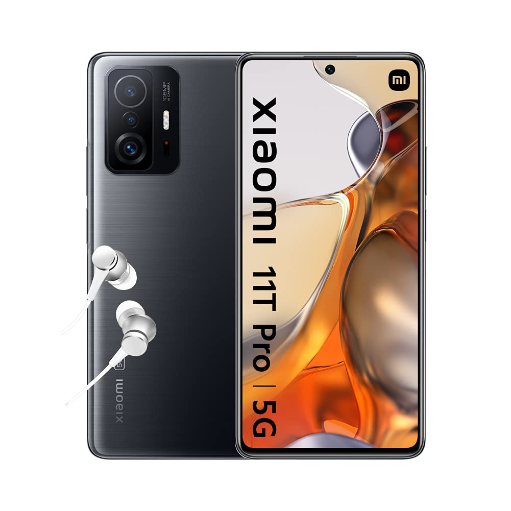 خرید از آمازون - Xiaomi 11T Pro 5G - گوشی هوشمند 256 گیگابایتی، رم 8 گیگابایتی، دو سیم کارته، Meteorite Grey