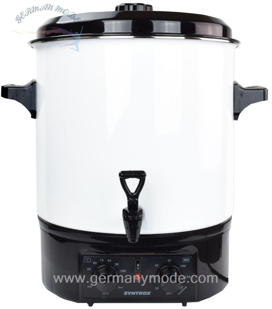 بخار پز گرم کن نوشیدنی سینتروکس آلمان Syntrox Germany Küchenchef GK 1800W W 27L