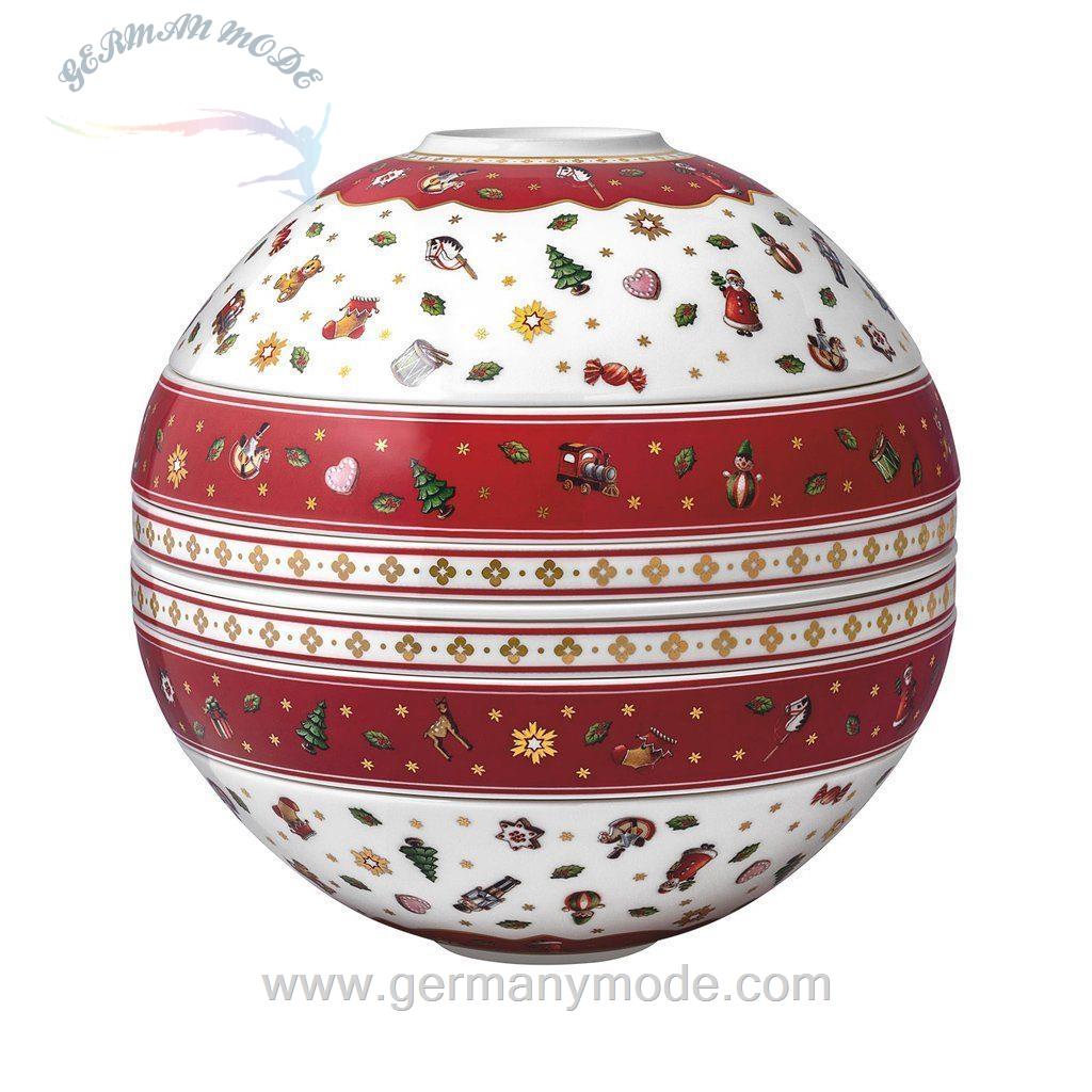 سرویس غذاخوری چینی 7 پارچه ویلروی و بوخ آلمان Villeroy/ Boch Toy's Delight La Boule 9080 Servier-Set 7tlg