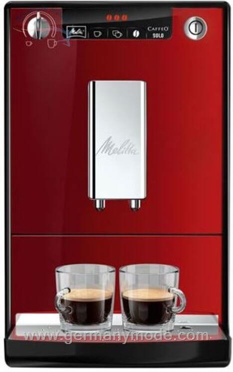 اسپرسو ساز ملیتا آلمان Melitta Caffeo Solo E 950 950-104 Chili-Rot a