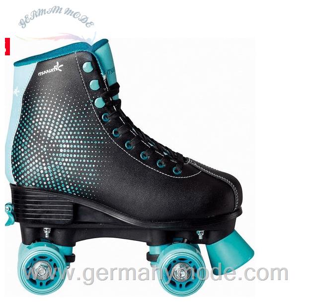 اسکیت کفشی چهارچرخ کودکانه Muuwmi Rollschuhe Rollschuhe Disco türkis Größe 35-38