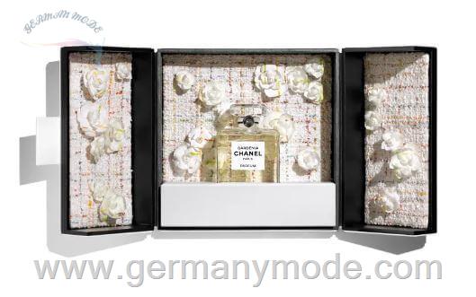 عطر پرفیوم زنانه گاردنیا با جعبه هنری 50 میل شنل فرانسه CHANEL GARDENIA X LES MAISONS DART COFFRET LES EXCLUSIFS 50 ml