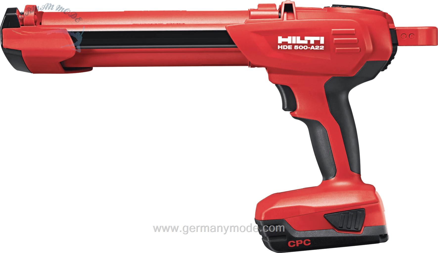 دستگاه تفنگی چسب زن شارژی هیلتی لیختن اشتاین HILTI AKKU-AUSPRESSGERÄT HDE 500-A22