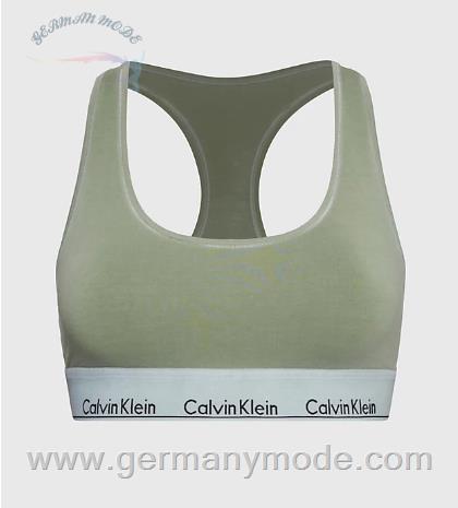 نیم تنه زنانه کلوین کلین آمریکا Calvin Klein Bralette Modern Cotton Eco Green 000QF7207EDLK