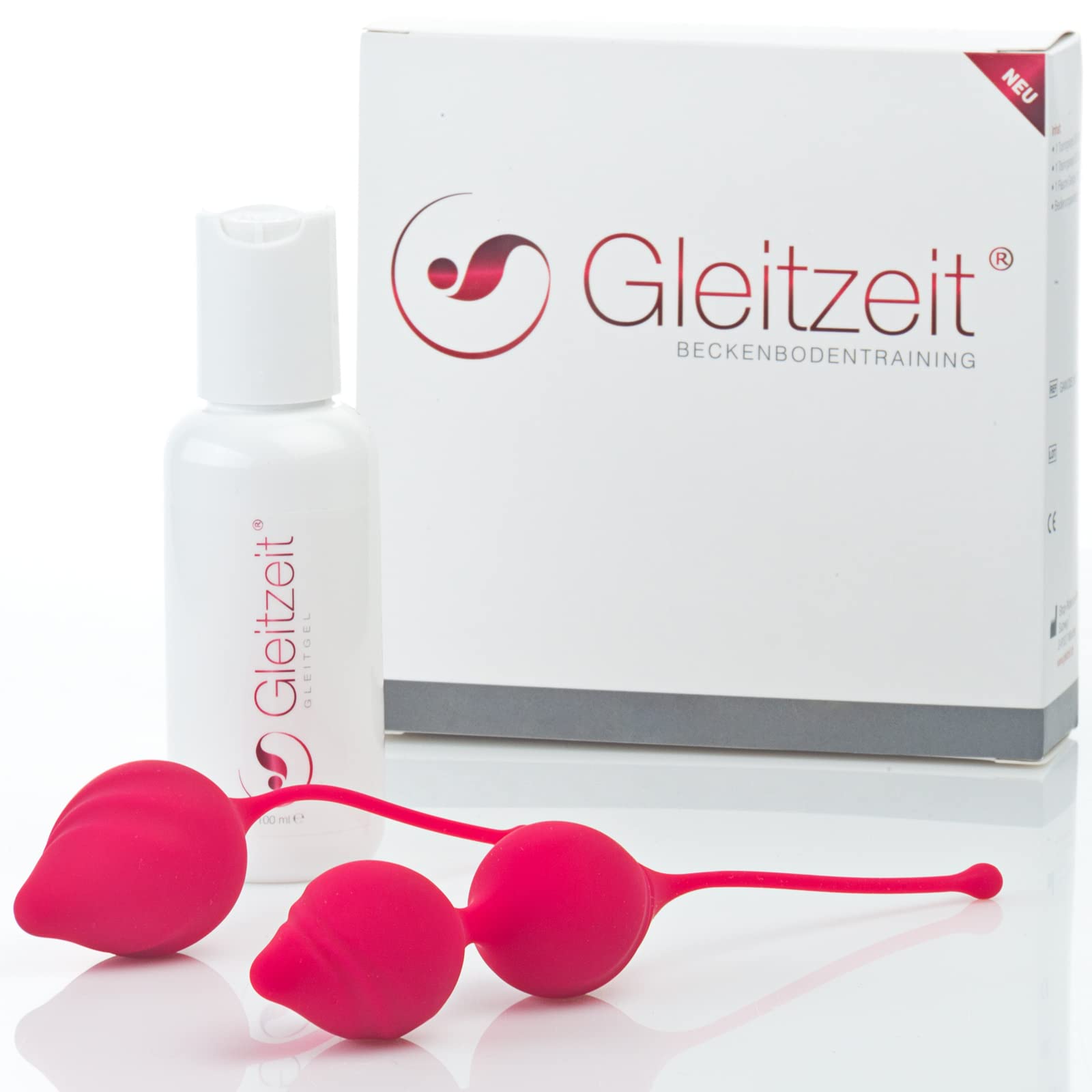 خرید از آمازون - مربی کف لگن Gleitzeit® PREMIUM برای بانوان به صورت ست تمرینی صورتی