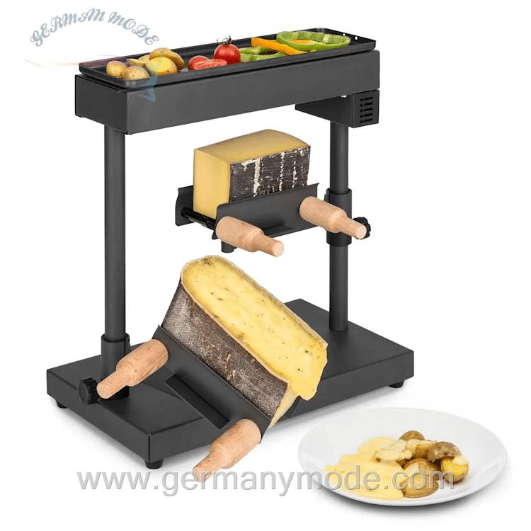 گریل راکلت پز برقی کلارشتاین آلمان Klarstein Appenzell XL Raclette mit Grill Raclettegrill Schwarz 600 watt