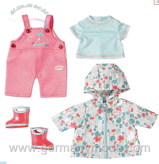 مجموعه لباس های عروسک Zapf Creation Baby Annabell Deluxe Regen Set 43 cm