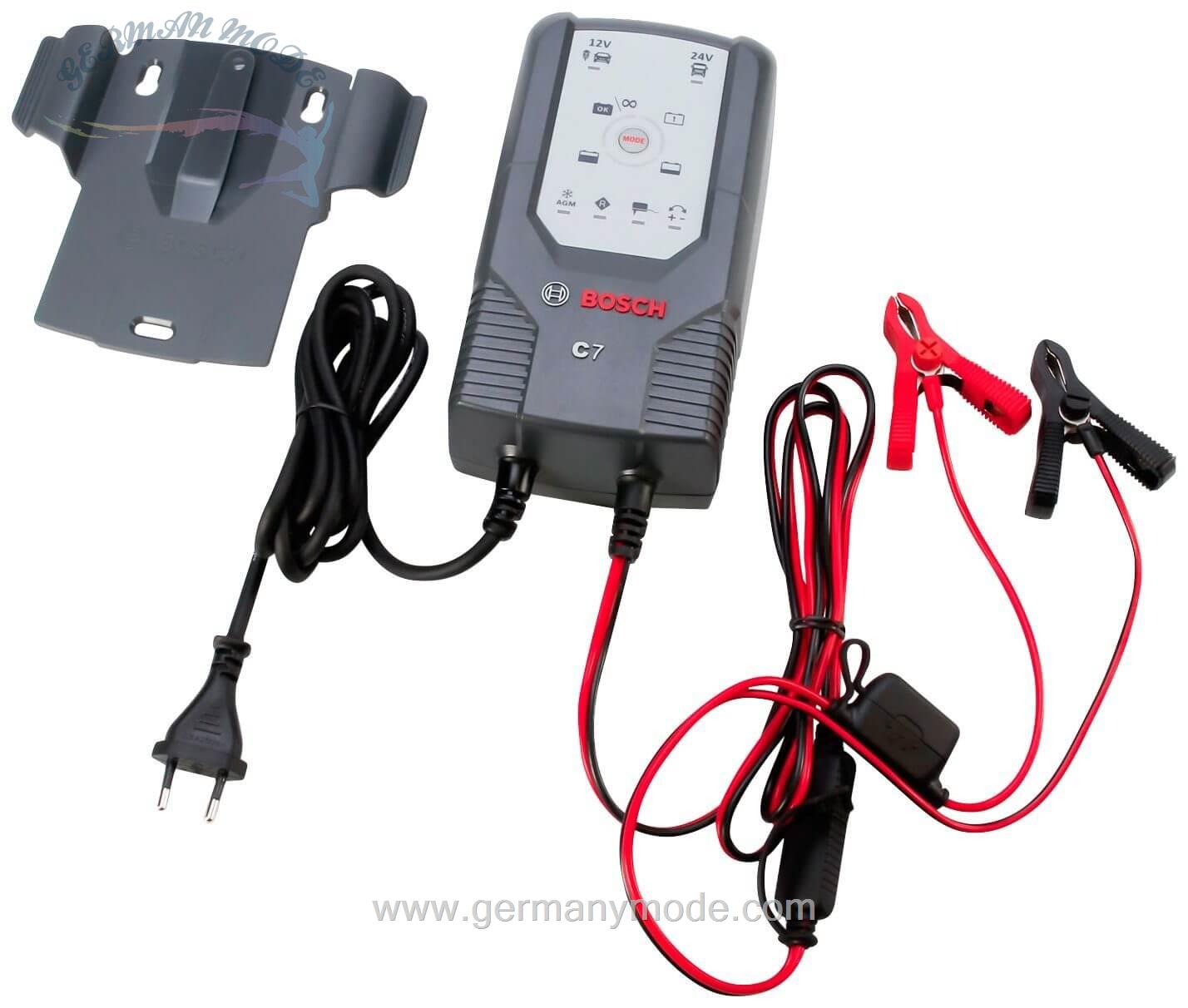 شارژر باطری اتومبیل و موتور بوش آلمان Batterieladegerät C7