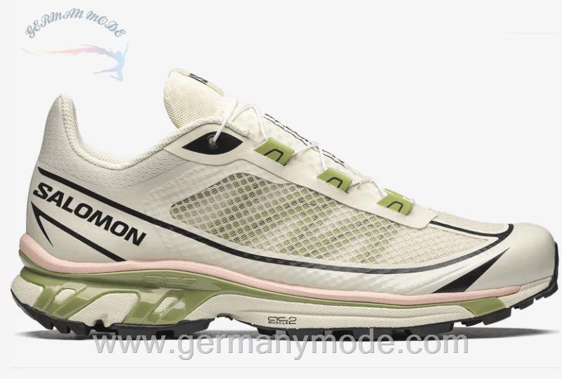 کتانی اسپرت مردانه زنانه سالامون فرانسه SALOMON XT-6 FT Sportliche Schuhe Unisex Rainy Day / Epsom / Peach Beige