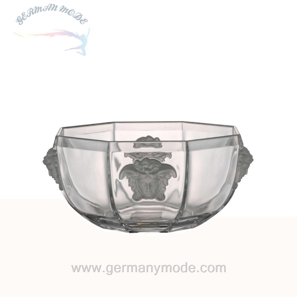 کاسه کریستال دکوری ورساچه ایتالیا Rosenthal meets Versace Dekoschale Medusa Lumiere 18 cm