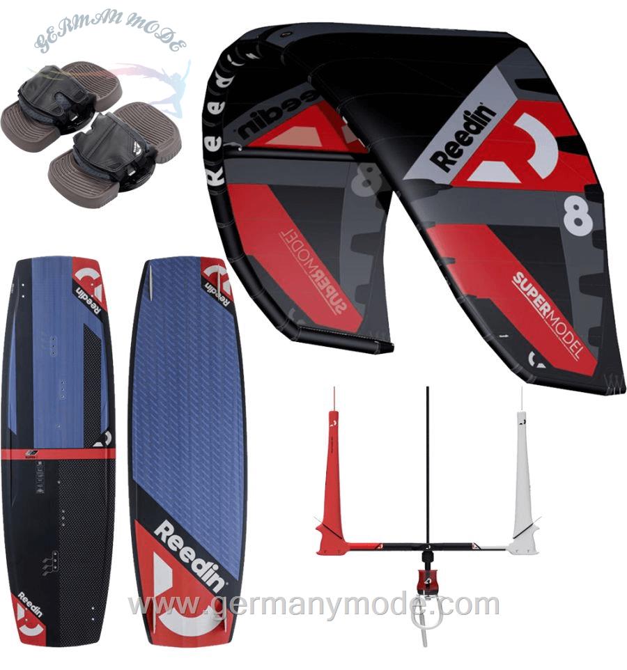 ست کایت 12 متر برد کایت کنترل بار دستگیره ریدین REEDIN SUPERMODEL V3 12M + SUPER E 2022 KITESURF COMPLETE PACKAGE