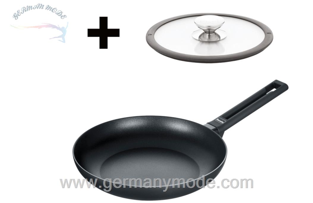 تابه 24 سانتی برندس آلمان Berndes Alu Induction Bratpfanne mit Glasdeckel 24 cm
