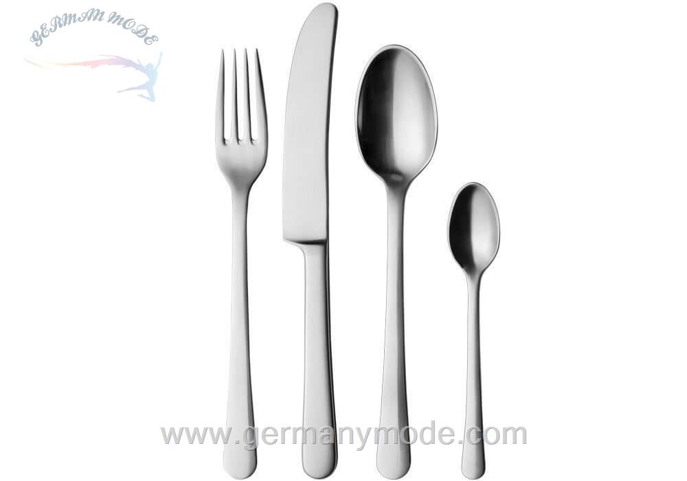 سرویس قاشق چنگال 24 پارچه جورج جنسن دانمارک Georg Jensen Copenhagen 24-teilig mattiert