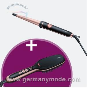 برس حرارتی فر کننده مو بیورر آلمان Beurer Lockenstab HT 53 Glättungsbürste HS 60