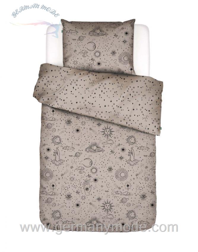 رو تختی اسنزا هلند Essenza Covers Co That's the spirit Taupe Bettwäsche