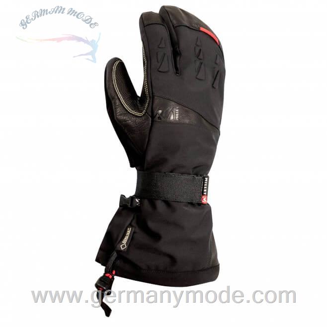 دستکش مردانه کوهنوردی میلت فرانسه Millet Gore-Tex Handschuhe für Herren - schwarz EXPERT 3 FINGERS GTX GLOVE